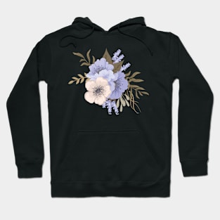 Blue flowers Hoodie